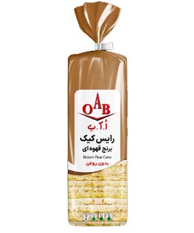 رایس کیک او آ ب برنج قهوه ای 100گرمی